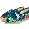 Espadrille imprimée Flamingo