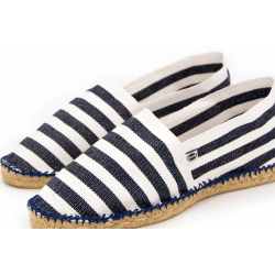 Espadrille marinière Black Cat