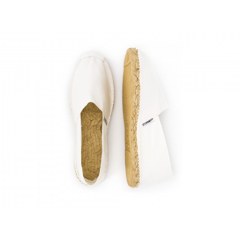 espadrille dentelle blanche