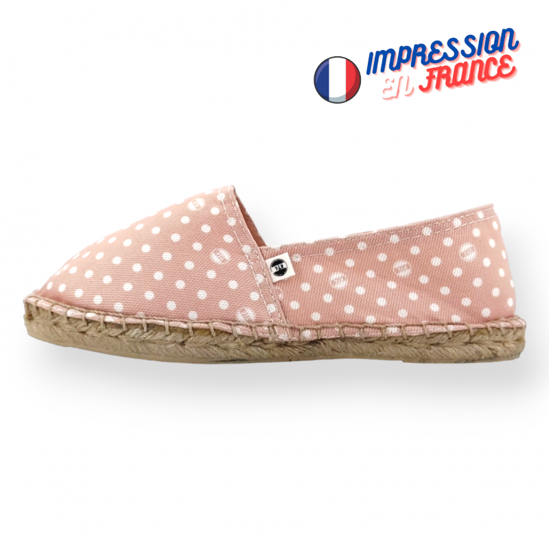 Espadrille imprimée Hélène Rose