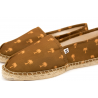 Espadrille imprimée Orlando Chocolat